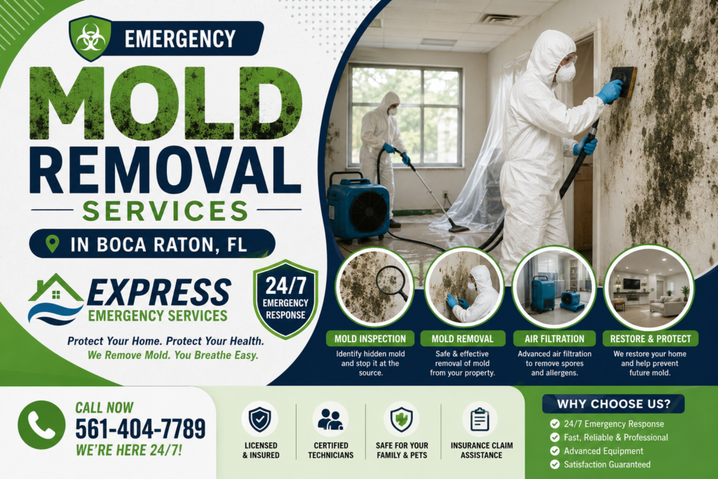 Emergency Mold Removal Services in Boca Raton FL
